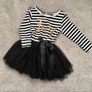 “Five” Tu-Tu Style Birthday Dress